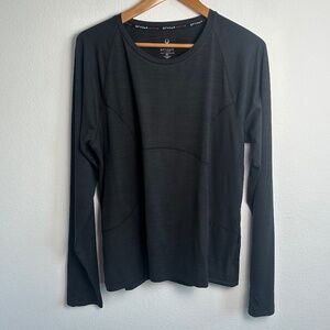 Spyder Active Women’s XXL Long Sleeve Performance Top Hidden Zipped Pocket Black